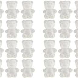 CALANDIS™ 40pcs Bear Shaped Crafts Creative DIY Handmade Painted Crafts | Styrofoam Forms | Crafting Pieces | Multi-Purpose Craft Supplies-picture-32