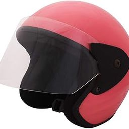 Sage Square Deltz Two Wheeler (ISI Marked) Helmet for Men, Women (Extra Large - XL, Pink Glossy)-image-6