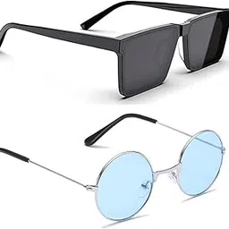 elligator UV Protected Wayfarer Sunglasses for Men & Women | Full-Rim Cover Eyewear for Driving, Cycling, Sports | Lightweight Flexible Optical Frame for All-Day Comfort & Selfies Article Numb_205-34-picture-18