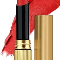 PREMIUM Hold Up Full Day Non-Transfer Matte Lipstick | Long Lasting and Weightless Formula | Intense Color Pay Off | Waterproof Lipstick for Women (101 - Fiery Red, 4g) SH-7711-image-65