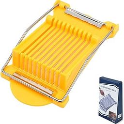 FUYTERY Lunch Meat Cutting Machine Stainless Steel Multipurpose Cutter Ham Boiled Egg Cheese Fruit Cutting (Yellow)-picture-10