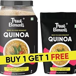 True Elements Monthly Essentials Quinoa 3kg Combo (Buy 1 Get 1 FREE) - Quinoa 1kg Refill Pack FREE | 100% Wholegrain | Cereal for Breakfast | High in Protein and Fibre |-image-9