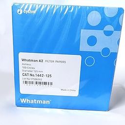 Filter Paper Ashless Quantitative Filter Paper, Grade -1442, 125 mm diameter Box of 100 Circles.BY-Whatman.-image-17
