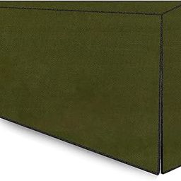 AARVYAN 75 Inch LED TV Cover | Dustproof, Waterproof & Scratch Resistant Protector | Premium Polyester Fabric with Back Velcro Closure | Ideal for Wall Mounted TVs – Black (Green)-image-18