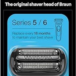 Braun Series 5 Electric Shaver Replacement Head, Easily Attach Compatible Head for New Generation Series 5/6 Shavers, 53B, Black-image-58