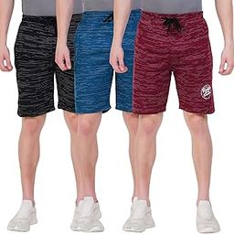 LEELOUIS Men's Cotton Shorts – Pack of 3| Stylish Gym, Sports & Casual Wear for Men-picture-17