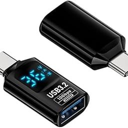 MICROWARE USB C to USB 3.2 Digital Display Adapter Type C Male to USB A 3.2 Female Connector, Converter USB 3.2 10gbps for Phone Tablet Laptop Devices USB C USB A Connector-image-70