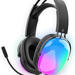 iGear Falcon Wired Gaming Headphone with Active Noise Cancellation(ANC)|RGB Headphone with 360° Mic|50mm Audio Driver|Mutijack 2m Wire|Univesally Compatible with iOS,Android,Windows,Xbox,Play Station-picture-11