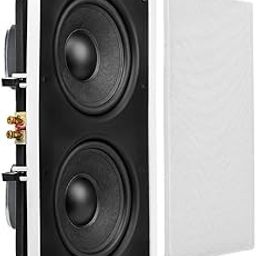 OSD Audio 350W in-Wall Home Theater Subwoofer – 8” Woofers, Back Bridge - IWS88-image-6