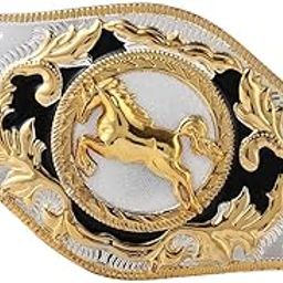 ™ Western Belt Buckle Animal Bull Rodeo Antique Large Buckle Running | Belt Buckles | Mens Accessories-image-69