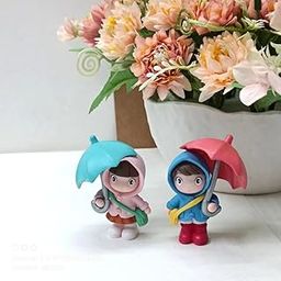 CraftVatika Miniature Romantic Love Couple Gift for Girlfriend Boyfriend Man Wife | Birthday Anniversary Couple Gift Decorative Figurines Showpiece | Gifts for Home Decor, Table Decor Car Dashboard-image-85