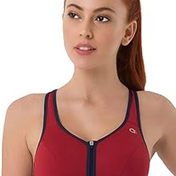 Medium Impact Wirefree Front Zip Sports Bra-picture-45