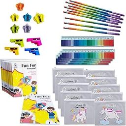 MONKEYTAIL Stationery Combo Pack -Set of 10 - Birthday Return Gifts for Kids of All Ages-image-75