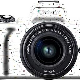 WRAPTURE. Premium DSLR Camera Scratchproof Protective Skin for Canon M50 Mark II - No Residue Removal, Bubble Free, Scratch Resistant, Stretchable, HD Quality Printed - HDCS 015-picture-22