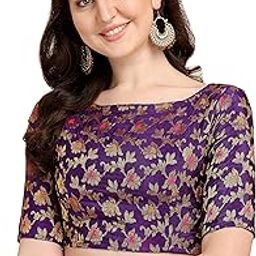 Womens Jacquard Boat Half Sleeves Neck Blouse-image-10