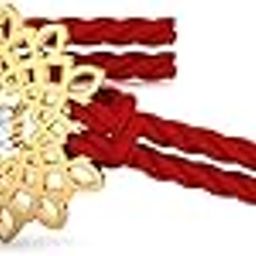 Abstract Diamond Rakhi Cum Pendant for Brother Raksha Bandhan Gift for Brother Premium Packaging BIS Hallmarked-image-29