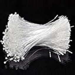 GREENGROW 7 Inches White Snap Lock 2000 Pieces Loop Pins Plastic Ties Fasteners (NO TAG Gun Required)-picture-26