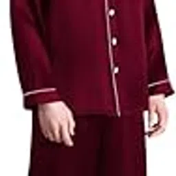 bella babe by sk Men Satin Silver Piping Night Suit Full Sleeve-picture-32