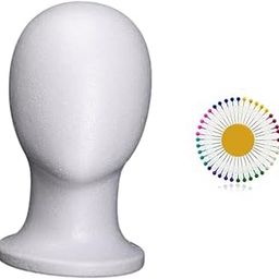 MERISHOPP® Foam Mannequin Head Professional Stable Wig Stand for Wig Hairpieces Display None Desktop Stand|Health & Beauty | Salon & Spa Equipment | Hair & Makeup Mannequins-image-50
