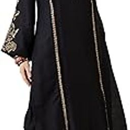Women's Silk Blend Floral Embroidered Straight Kurta & Pant Set (IESTR11531)-image-17