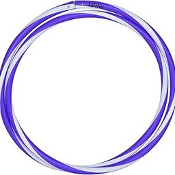 Fitfix® 75 cm Collapsible Helix Traveller Hula Hoop Lightweight, and Versatile Exercise Hoop Adults and Kids Includes Carry Bag Yoga and Flow Arts Perfect Travel Outdoor Workouts (1 Pc Purple Colour)-image-80