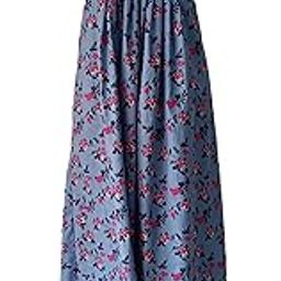 Cotton Frock Nighty for Women with Side Pocket and Puff Sleeve-image-91