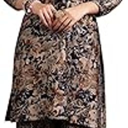Maroon Silk Blend Printed Kurta Sets for Women-image-20