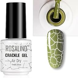 ROSALIND Crackle Gel Nail Polish from BELLE GAGA™ For Nail art manicure Set Air dry nail polish 7ml Crack Effect, Nail Art, Self-Nail, Gel Style, Nail Color, Salon Nails, Quick Drying Color Gel (A628)-image-99