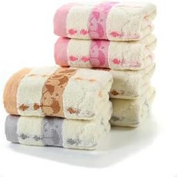Cotton Printed Small Size Handkercheif/Rumal - 400 GSM/Extra Soft and Super Absorbent Hanky Face Towels for Women, Kids, and Newborn Babies -Set of-image-42