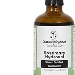 Nature Elegance Rosemary Hydrosol 100ml | 100% Pure Steam Distilled Rosemary Water | For Hair Growth, Frizz Control, Scalp Nourishment & Skin Toning | Suitable for All Hair & Skin Types-image-32