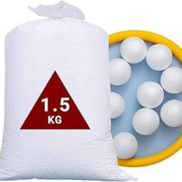 AngelicDecore Premium Thermocol Bean Bag Refill Pack of 1.5 kg-23