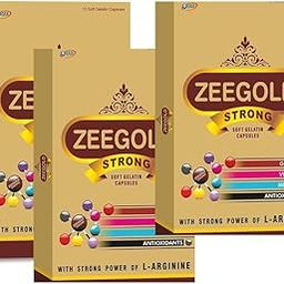 Zee gold Strong for Men | Ginseng, Vitamins, Minerals, Antioxidants Soft Gelatin (15 Capsules per box) (Pack of 3)-image-40