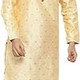 Men's Silk Printed Kurta & Churidar Pyjama Set-image-39