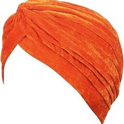 Soft Velvet Twisted Pleated Pre Tied Knot Readymade Turban/Pagri Chemo Cap Head Wraps-Cover for Men�s & Women�s-image-76
