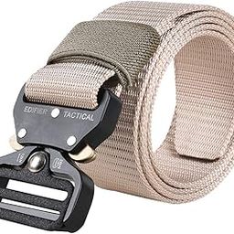 Breathable Webbing Nylon Military Style Tactical Canvas Men Women Waist Belt with Heavy-Duty Quick-Release Metal Buckle 1.5 Inches Wide, Waist size upto 40 Inches (Pack of 1)-image-95