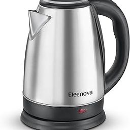 Eleenova Optima Electric Kettle 1.8L - Silver & Black, Stainless Steel, Automatic Cut-Off, Wide Mouth, Power Indicator, Single-Touch Lid Locking | Electric Hot Water Kettle & Tea Pot-picture-23