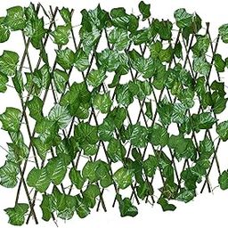 De Gardenia 2Pack Expandable Privacy Screen – Artificial Leaf Ivy Fencing Panel for Balcony, Patio, and Outdoor Privacy Decor (Single-Sided Leaves)-17