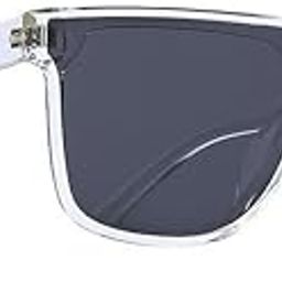 ARZONAI Trending Modern Stylish Fashion Square UV Protection Transparent Black Sunglasses for Men and Women-image-45