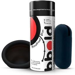 bbold Reusable Menstrual Disc For Women|100% Medical Grade Silicone|Ultimate Comfort-Soft No Leakage|Protection Up To 12 Hours-With Stem (Small, Black),1 Count-image-75