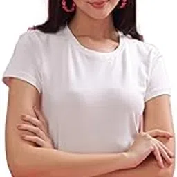 dollar Women's Solid Regular Fit T-Shirt-picture-23