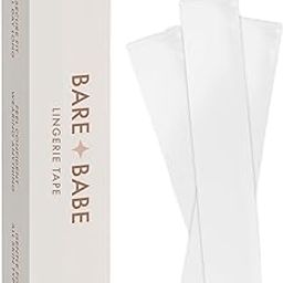 Fashion Double Sided Tape for Clothes, Body and Skin Tones (50 Strips), Clear, 1/2" x 3", Clear, 1/2" x 3"-image-36