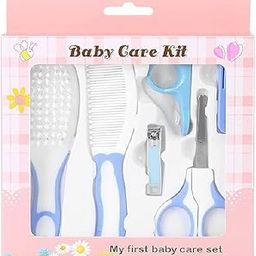 GTC 6-Piece Portable Baby Care Kit for Newborns and Toddlers Nursery Grooming Kit, Manicure, and Pedicure Essentials (BB-22, Pink)-image-64