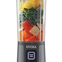 Evoza Portable Blender, USB Rechargeable Personal Juicer, 380ml Mini Blender for Smoothies and Shakes, multicolour-picture-25