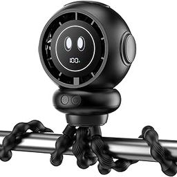 Baby Stroller Fan with 360° Adjustable Head, Rechargeable Battery, and Quiet Operation – Portable Clip-On Fan for Strollers, Car Seats, and Cribs – Ultra-Safe, Durable, and High-Tech Cooling Solution-image-42