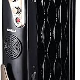 Havells OFR 7 Wave Fins (Oil Filled Radiator) with Fan| Room Heater| 1900 W| 3 Thermostatic Heat Power Settings & PTC Fan Control| Long-Lasting Heat| Comfortable Breathing|Uniform 360° Heating (Black)-image-16