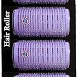 [Ear Lobe & Accessories] Medium Soft Velcro Hair Roller (Pack of 6 Pcs) | Self Grip | Size - Fits All | Hair Curling | Soft Curler | Color May Vary-image-26