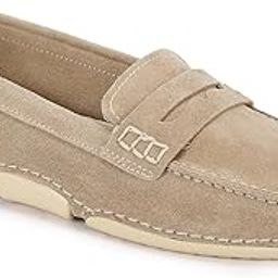 Woods Women Beige Suede Luxe Shoes-image-30