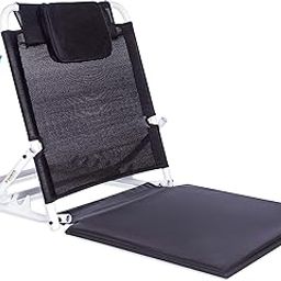FOVERA Adjustable Hospital Back Rest for Use on Bed, Back Support for Patient at Home, Multifunction, Large Size, 5 Changeable Recline Angles, Foldable & Portable-10