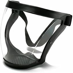 Anti-Fog Full Face Shield Upgraded, Impact & Wind Resistant Cycling Mask with Adjustable Fit, Transparent Protection for Outdoor & Kitchen Use, Heat & Blue Light Blocking-picture-13