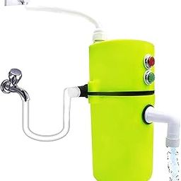 MAKE A WISH® Instant Water Geyser, Water Heater, Portable Water Heater, Geysers Made of First Class ABS Plastic (ASSORTED)-43